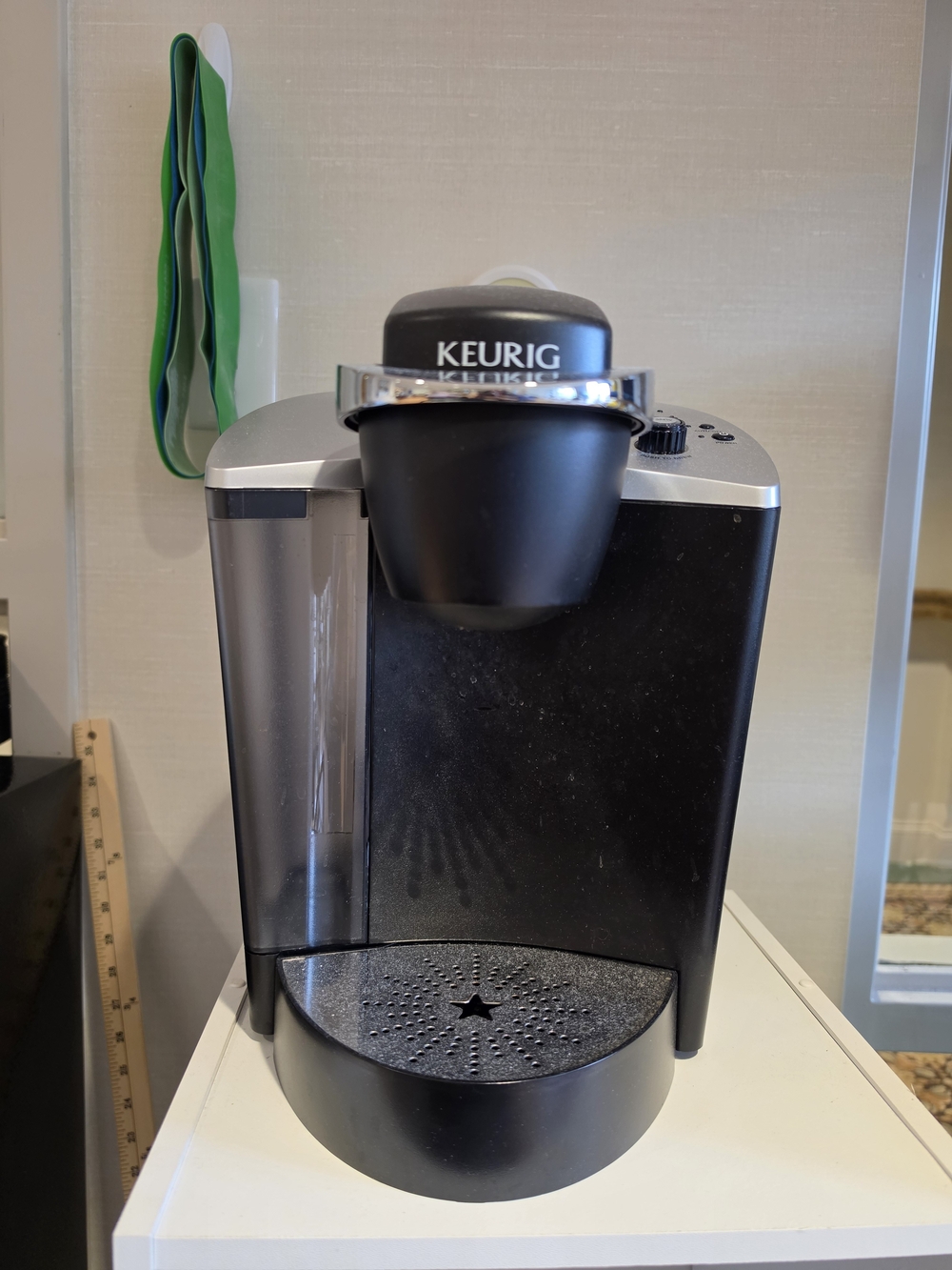 Keurig Single-Serve Coffee Maker - Black & Silver Accents